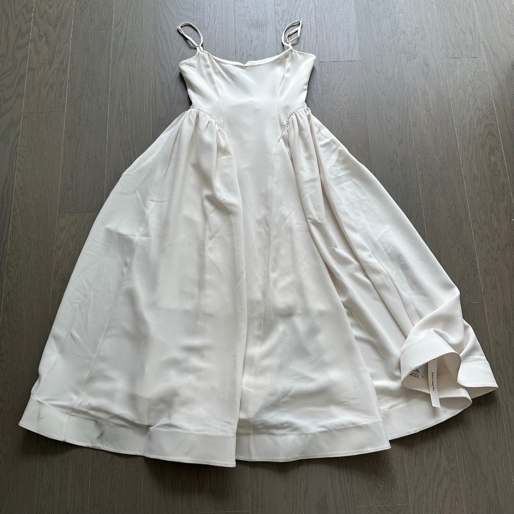Reformation BONIE Fior Di Latte Ivory White Wedding Dress - Size 6 - with tags - Picture 2 of 15